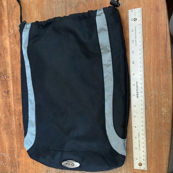 Ping shoe / accessory drawstring bag 15” by 11” - Picture 4 of 10